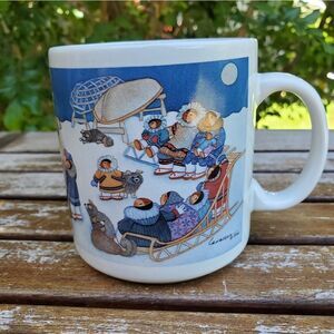 Barbara Lavallee Inuit Gathering Coffee Cup Mug
